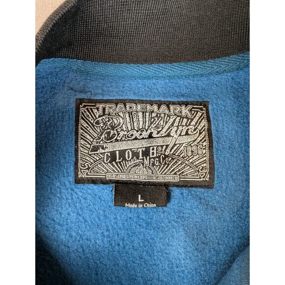 Brooklyn Cloth MFG Co. Varsity Jacket Large Awake and Alive Letter Graphic - Picture 3 of 13